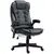 Buy Executive Office Chair with Massage and Heat, High Back PU Leather Massage Office Chair with Adjustable Height, Black