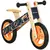 Buy Kids Balance Bike 12 Inch Wooden No Pedal Bicycle with Adjustable Seat EVA Wheels for 3-6 Years Boys Girls, Black, Colour: Black