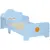 Buy Space Themed Toddler Bed, Kids Bedroom Furniture, with Safety Rails - Blue