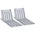 Buy Set of 2 Foldable Garden Beach Chair Mat Lightweight Outdoor Sun Lounger Seats Adjustable Back Metal Frame PE Fabric Head Pillow w/ Carry Bag, Light Grey