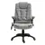 Buy Massage Recliner Chair Heated Office Chair with Six Massage Points Microfiber Cloth 360° Swivel Wheels Grey