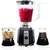 Buy Geepas 3 in 1 Electric Blender, Grinder, Smoothie Maker, Jug Blender 400W | Stainless Steel Blades, Colour: Black