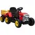 Buy Ride On Tractor, Battery Powered Electric Car, with Detachable Trailer, Remote Control, Music - Red