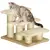 Buy Pet Stairs 3-step Pet Ladder Cat dog Stairs Climb Ladder Cat Tree, Beige