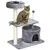 Buy Cat Tree for Indoor Cats with Scratching Post Climbing Tower Kitty Activity Centre Condo Perch Jumping Platforms Grey 60L x 40W x 81H cm