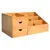 Buy Desk Organiser Holder, Bamboo Multi-Function Storage Caddy with 7 Storage Compartments and 2 Drawers for Home Office Stationary Supplies, Natural Bamboo