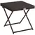 Buy Folding Rattan Garden Coffee Table, Small Square Outdoor Bistro Side Table with Rattan Top for Patio, Balcony, Porch, 40 x 40 x 40 cm, Brown