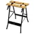 Buy 4-in-1 Work Bench, Folding Clamp Table w/ 4 Adjustable Clamping Pegs for DIY Home Garage, Black