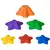 Buy 6-Piece Kids Balance Stepping Stones, Starfish Style Non-slip Obstacle Course, Stackable Balance Blocks Garden Toys Encourage Toddler Balance Indoor Outdoor