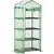 Buy 4 Tier Mini Greenhouse, Portable Compact Green House with Steel Frame, PE Cover, Roll-up Door, 70 x 50 x 160 cm, Green