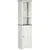 Buy Bathroom Cabinet, Tall Storage Cabinet with Door and Adjustable Shelves, 39.5 x 30 x 160 cm, White