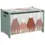 Buy Toy Box, Kids Storage Chest, with Lid, Safety Hinge - Green