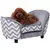 Buy Dog Sofa Pet Couch for XS Dogs w/ Removable Sponge Padded Cushion - Grey