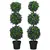 Buy Set of 2 Artificial Plants, Lavender Flowers Ball Trees with Pot, for Home Indoor Outdoor Decor, 110cm