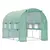 Buy Walk-in Polytunnel Greenhouse Green House with Roll-up Sidewalls, UV-resistant PE Cover, 3 x 2 x 2m, Green