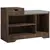 Buy Multi-Compartment Shoe Bench, with Seat - Rustic Brown