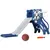 Buy 3 in 1 Baby Slide for Indoor Use with Climber, Basketball Hoop, Basketball, for Ages 18-36 Months - Blue
