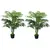 Buy 2 Pack Artificial Plant Palm Tree in Pot, Fake Plants for Home Indoor Outdoor Decor, 125cm, Green