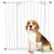 Buy Pressure Fit Dog Stair Gate No Drilling Safety Gate Auto Close for Doorways, Hallways, 74-94cm Adjustable, 94cm Tall, White