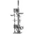 Buy Floor to Ceiling Cat Tree for Indoor Cats, 240-260cm, Adjustable Height - Light Grey