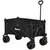 Buy Folding Garden Trolley, Outdoor Wagon Cart with Carry Bag, for Beach, Camping, Festival, 120KG Capacity, Black