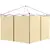 Buy Set of Two 3 x 3(m) Replacement Zipped Gazebo Walls - Beige