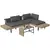 Buy Three-Piece 'L' Garden Sofa Set - Grey