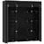 Buy Portable Wardrobe, Foldable Fabric Wardrobe, 150 x 43 x 162.5cm, Clothes Storage Organiser with Hanging Rail, Shelves, Fabric Cover for Bedroom, Black