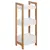 Buy 3-Tier Bathroom Rack Storage Shelf Bamboo Organiser Shower Tower for Narrow Place