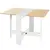 Buy Wooden Folding Dining Table Writing Computer Desk PC Workstation Space Saving Home Office Oak & White
