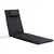 Buy Garden Sun Lounger Cushion Replacement Thick Sunbed Reclining Chair Relaxer Pad with Pillow - Black