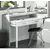 Buy Turin Artic Concrete Grey And White Desk - 2931, Colour: Grey