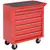 Buy 7-Drawer Rolling Tool Chest on Wheels, Lockable Tool Cabinet with Side Handle, Metal Tool Box Trolley for Garage, Workshop, Red