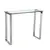 Buy Carter Glass Console Table with Stainless Steel Legs