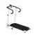 Buy 1.25HP Motorised Electric Treadmill, 10km/h Folding Running Machine, Gym Fitness Exercise with LCD Monitor, White