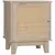 Buy Bedside Table, Bedside Cabinet with Storage Cupboard, Side End Table with Rattan Element for Living Room, Bedroom, Natural