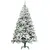 Buy 6 Ft Snow Flocked Artificial Christmas Tree Xmas Pine Tree with Realistic Branches, Auto Open and Steel Base, Green