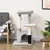 Buy Cat Tree, with Scratching Posts, Cat House, Bed, Hanging Toy Ball - Grey
