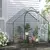 Buy Walk In PVC Greenhouse Garden Outdoor Flower Planter Steel Frame w/Zipped Door 180 x 100 x 168CM