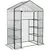 Buy Walk in Greenhouse with 4-Tier 8 Shelves, Green House with Hemmed Cover, Roll-up Zipped Door, Steel Frame, 143 x 73 x 195cm
