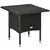Buy Rattan Side Table, Outdoor Coffee Table with Plastic Board Under the Full Woven Table Top for Patio, Garden, Balcony, Black
