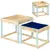Buy 2 PCS Wooden Outdoor Sand and Water Play Tables with Bottom Liner for Kids Aged 3-8 Years Old, Natural Wood Finish