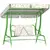 Buy Kids Garden Swing Chair with Adjustable Canopy, Safety Belt, 2 Seater Hammock Swing Bench for Patio, Porch, Green