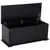 Buy 113L Storage Chest, Storage Box with Flip-Top Lid and 2 Safety Hinges, Storage Trunk for Living Room, Entryway, 100 x 40 x 40 cm, Black