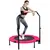 Buy 40" Foldable Mini Fitness Trampoline, with Adjustable Foam Handle, Pink