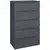 Buy 5-Drawer Modern Dresser, High Gloss Storage Drawer Unit for Bedroom, Grey