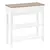 Buy Console Table Hallway Side Desk 1 Drawer 2 Shelves Worktop Handle Retro Elegant Style Home Display Storage for Bedroom Livingroom