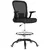 Buy Draughtsman Chair, Mesh Drafting Chair, Ergonomic Office Chair with Flip-up Armrest, Adjustable Foot Ring, Black