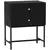 Buy Elegant Two-Drawer Bedside Table - Black