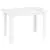 Buy Extendable Dining Table, 120-160 x 70cm Rectangular Kitchen Table for Small Spaces, Seats 4-6 People, High Gloss White
